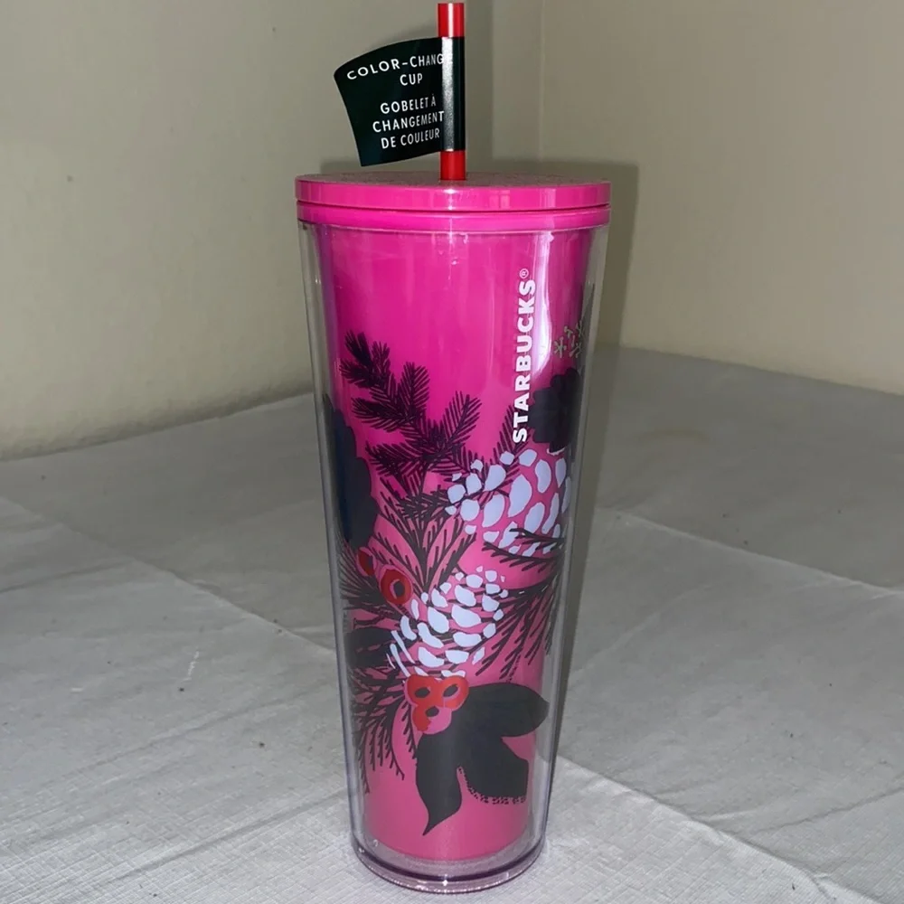 🛑 CLEARANCE New Authentic color changing Starbucks tumbler 24oz